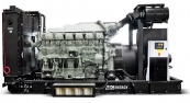 Дизельный генератор 1200 кВт - ADG-Energy AD-1500MS открытый, с двигателем Mitsubishi