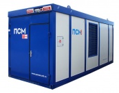 Дизельный генератор в контейнере ПСМ ADM-730, мощность 728 кВт