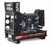 Однофазный (230 В) дизельный генератор Genmac RG30PO Alpha 24 кВт с двигателем Perkins