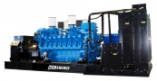 Дизельный генератор 1000 кВт - ADG-Energy AD-1250MT открытый, с двигателем MTU