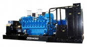 Дизельный генератор 800 кВт - ADG-Energy AD-1000MT открытый, с двигателем MTU