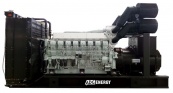 Дизельный генератор 1600 кВт - ADG-Energy AD-2000MS открытый, с двигателем Mitsubishi