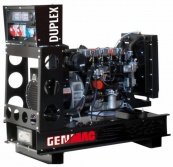 Однофазный (230 В) дизельный генератор Genmac RG20PO Duplex 16 кВт с двигателем Perkins