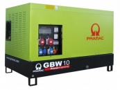 Однофазный дизель генератор Pramac GBW10Y в кожухе (230 В)
