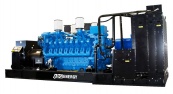 Дизельный генератор 640 кВт - ADG-Energy AD-800MT открытый, с двигателем MTU