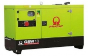 Однофазный дизель генератор Pramac GSW10P в кожухе (230 В)