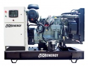 Дизельный генератор 125 кВт - ADG-Energy AD-175DE открытый, с двигателем Deutz