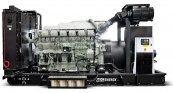 Дизельный генератор 1100 кВт - ADG-Energy AD-1375MS открытый, с двигателем Mitsubishi