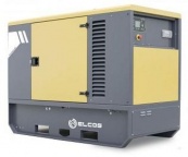 Дизельный генератор в шумозащитном кожухе Elcos GE.BD.017/015.SS+011, мощность 12 кВт, с двигателем Baudouin