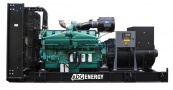 Дизельный генератор 1500 кВт - ADG-Energy AD-2000C открытый, с двигателем Cummins