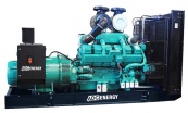 Дизельный генератор 480 кВт - ADG-Energy AD-660C открытый, с двигателем Cummins