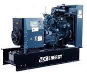 Дизельный генератор 9,1 кВт - ADG-Energy AD-12J открытый, с двигателем Kubota