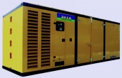 Промышленная дизельная электростанция AKSA APD 880 M в контейнере