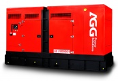 Дизельный генератор в кожухе 300 кВт AGG D413D5 с двигателем Doosan