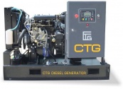 CTG AD-11RE-M в открытом исполнении - однофазный дизельный генератор 10 кВт