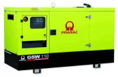Дизельный генератор Pramac GSW110D в кожухе (альтернатор Mecc Alte)