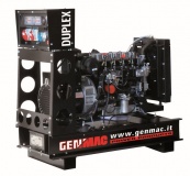 Однофазный (230 В) дизельный генератор Genmac RG13PO Duplex 10 кВт с двигателем Perkins