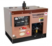 TOYO TKV-7.5SPC - однофазный дизельный генератор 230 В, 5,6 кВт в шумозащитном кожухе