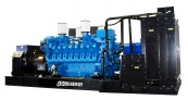 Дизельный генератор 2400 кВт - ADG-Energy AD-3000MT открытый, с двигателем MTU