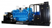 Дизельный генератор 2200 кВт - ADG-Energy AD-2750MT открытый, с двигателем MTU