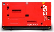 Дизельный генератор в кожухе 73 кВт AGG DE100D5 с двигателем Deutz