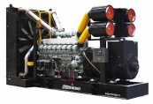 Дизельный генератор 1500 кВт - ADG-Energy AD-1875MS открытый, с двигателем Mitsubishi