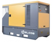 Дизельный генератор в шумозащитном кожухе Elcos GE.PK3A.088/080.SS+011, мощность 60 кВт, с двигателем Perkins