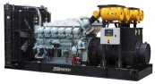 Дизельный генератор 600 кВт - ADG-Energy AD-750MS открытый, с двигателем Mitsubishi