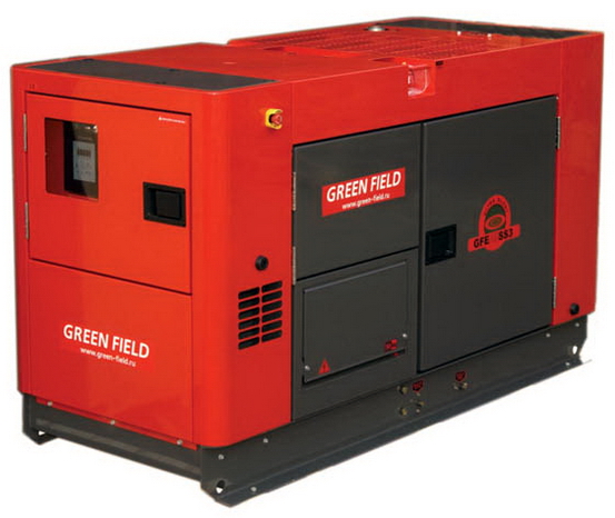 дизельный генератор в кожухе GreenField