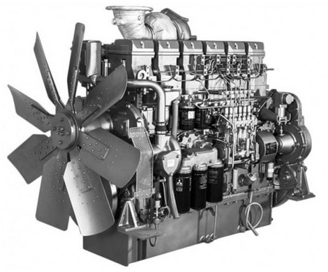 дизельный двигатель для ДГУ Mitsubishi S6R2-PTAA